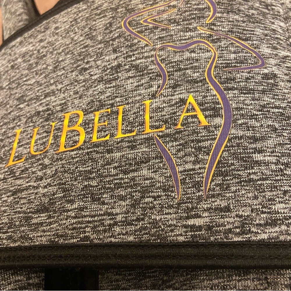 LuBella Fitness Bella Thermal Workout Waist Trainer in Gray Size Medium. - Picture 4 of 8